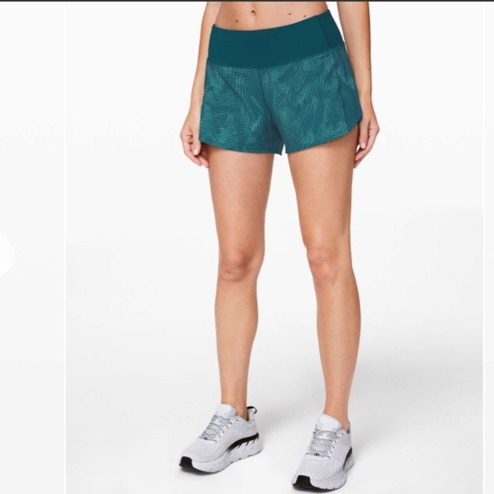 EUC Lululemon Speed Up Short Long *4” Updated Fit